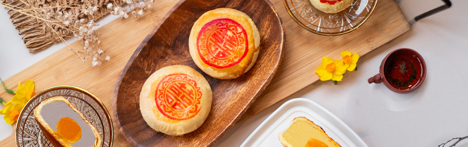 Large Banh Pia Cakes
