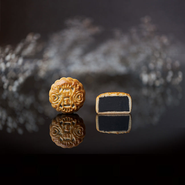 Mini Moon Cakes - Black Sesame