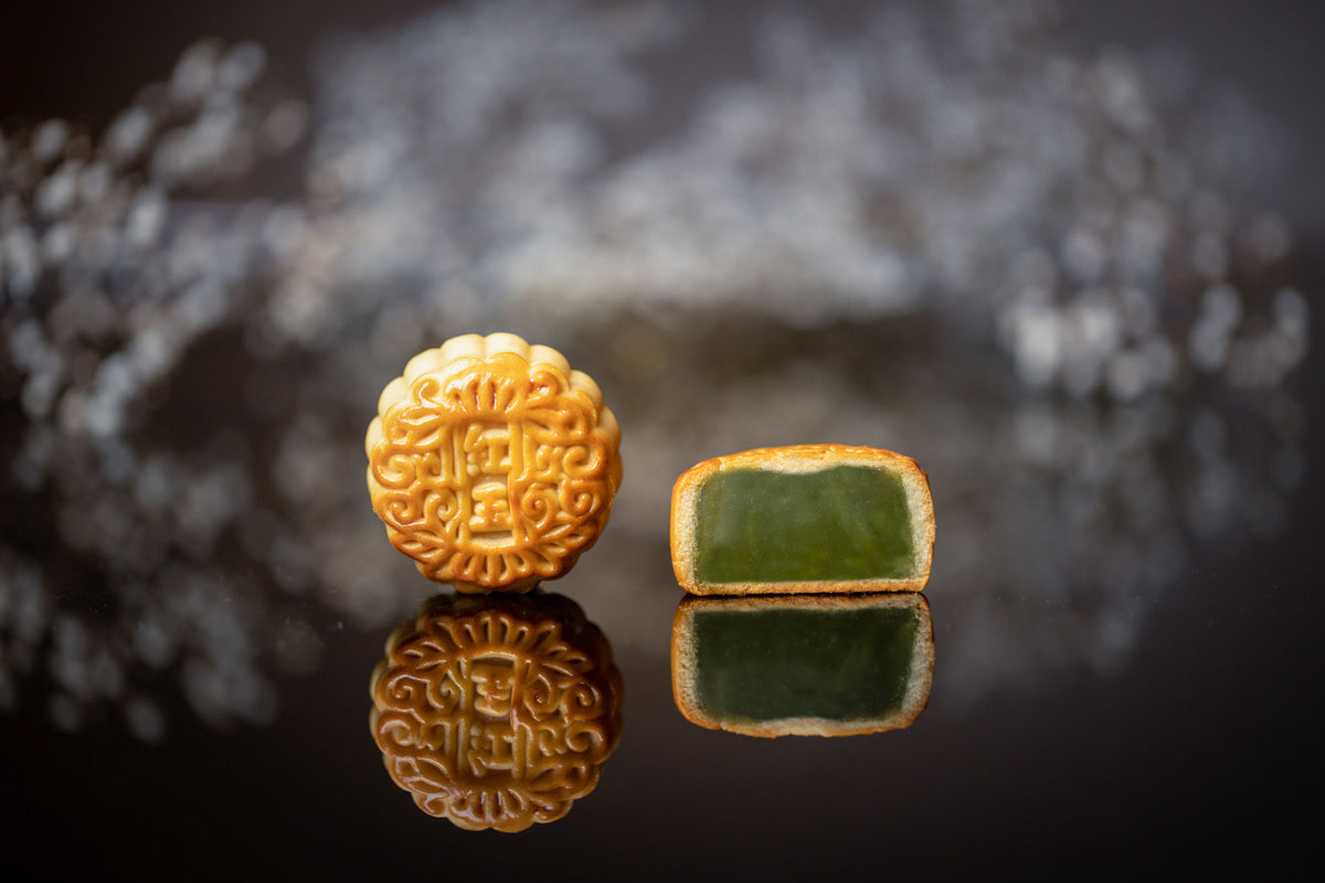 Mini Moon Cakes - Pandan